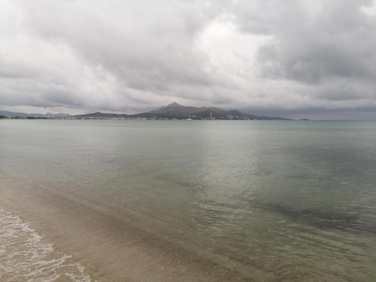 阿尔库迪亚港Apt Playa De Muro Ca N Ines - 1ª Linea De Playa公寓 外观 照片